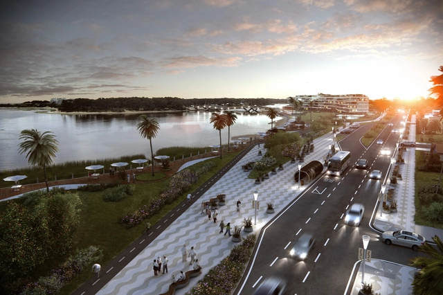 Primeiro Lugar no concurso urbano para La Barra / Uruguai - Arquitetura Paisagística