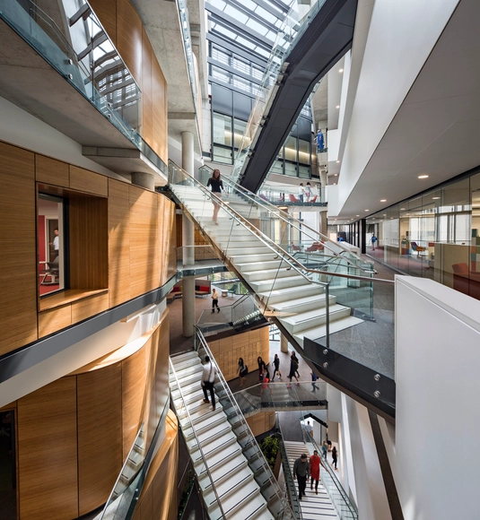 Milken Institute School of Public Health / Payette - Institute, Stairs, Handrail, Beam