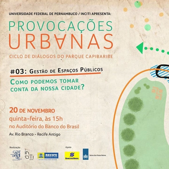 “Provocações Urbanas” traz o urbanista Evert Verhagen a Recife para discutir a gestão dos espaços públicos - Imagem de Destaque