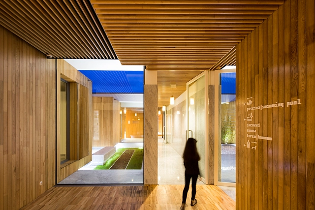 Hotel MINHO Renewal and Expansion / ,i  - Interior Photography, Wellness Interiors, Facade, Door, Lighting