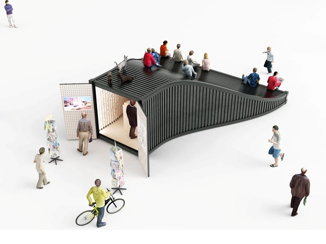 NL Architects explora um novo modo de utilizar contêineres em Seul - Stand