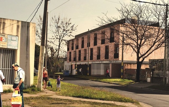 Segundo lugar en Concurso Iberoamericano de Vivienda Social IX BIAU / Argentina - Vivienda Social