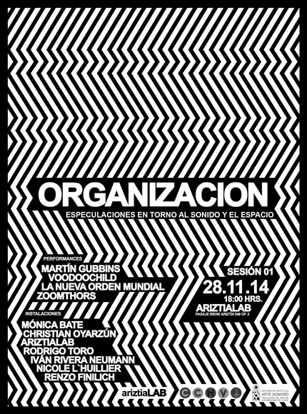 Organización: especulaciones en torno al sonido y el espacio / Santiago - Imagen Principal
