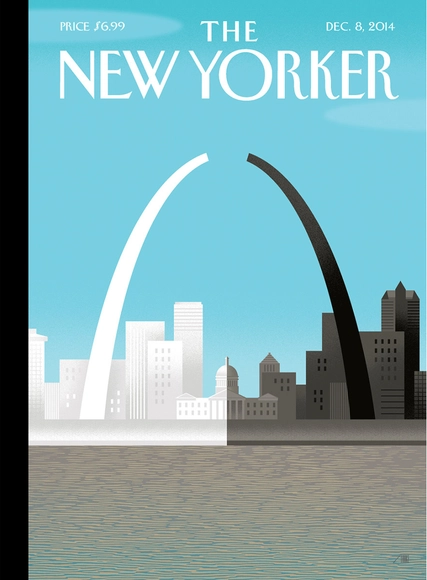 Latest New Yorker Cover Addresses Ferguson Rift With Saarinen's Iconic Arch - Featured Image