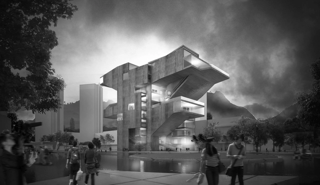 Tercer Lugar en Concurso público del diseño de nueva cinemateca distrital de Bogotá / Colombia - Centro Cultural