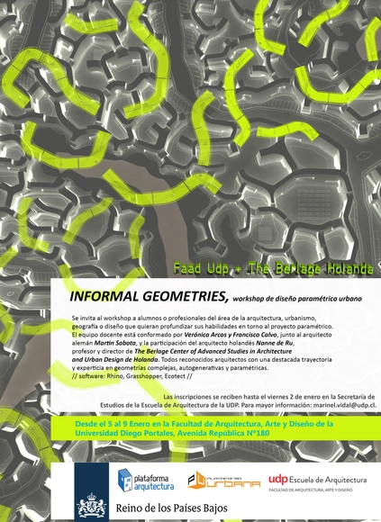 WORKSHOP "INFORMAL GEOMETRIES" / Santiago, Chile ¡Sortearemos un cupo entre nuestros lectores! - Imagen Principal