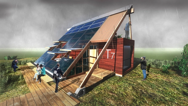 Construye Solar: Casa Atrapa Lluvia - Atrapa Sol, vivienda sustentable en una ciudad contaminada - Imagen Principal