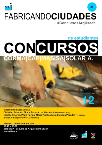 Ciclo Fabricando Ciudades: Concursos de estudiantes / Santiago, Chile - Imagen Principal