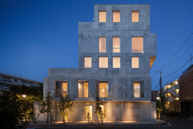 BLOOM / Hiroyuki Ito Architects - Apartments, Facade, Door, Lighting