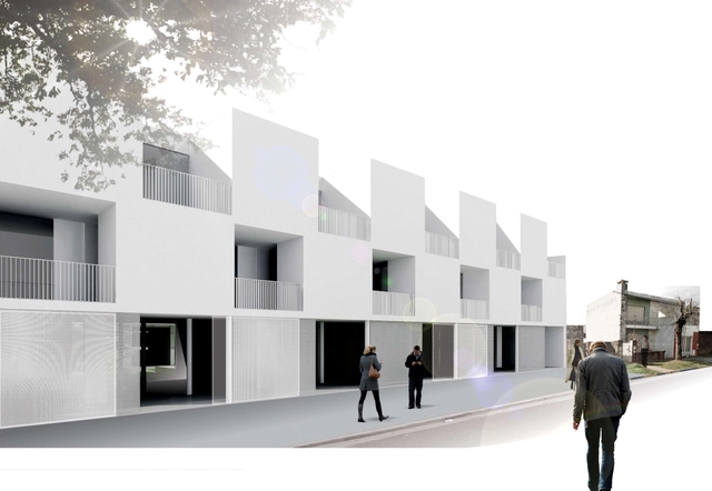 Primer lugar en Concurso Iberoamericano de Vivienda Social IX BIAU / Argentina - Vivienda Social