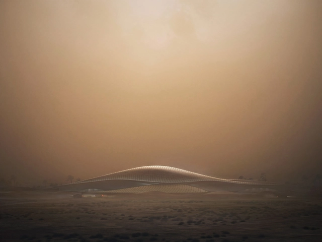 Inspirada en las dunas, Zaha Hadid diseña la sede principal de Bee’ah - Edificio De Oficinas