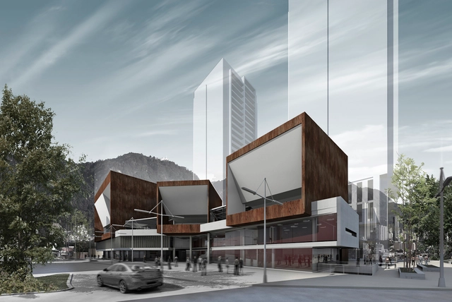 Segundo Lugar en Concurso público del diseño de nueva cinemateca distrital de Bogotá / Colombia - Centro Cultural