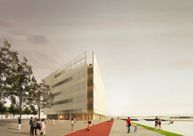 Segundo Lugar no Concurso Anexo da Biblioteca Nacional / SIAA + EAAAL + HASAA - Imagem de Destaque