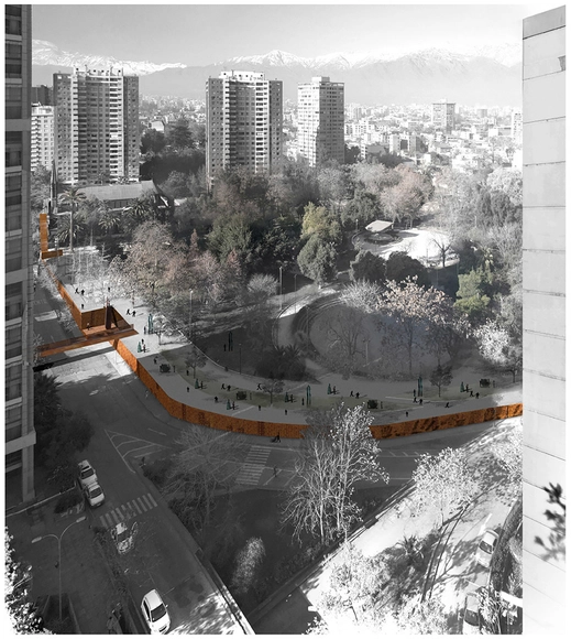 ELEMENTAL, Terceiro Lugar no concurso de desenho do Parque Museu Humano San Borja / Santiago - Centro Cultural