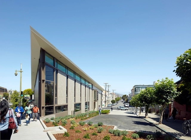 North Beach Branch Library / LMS Architects - Library, Facade
