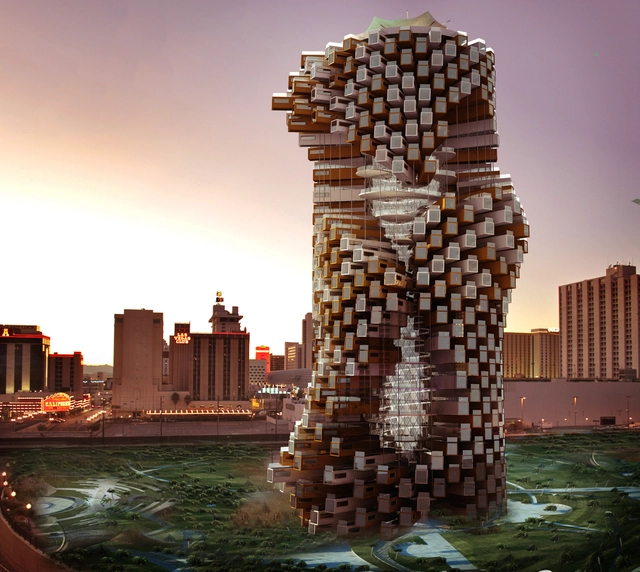 M-Rad Proposes Live-Work Towers to Revitalize Downtown Las Vegas - Featured Image