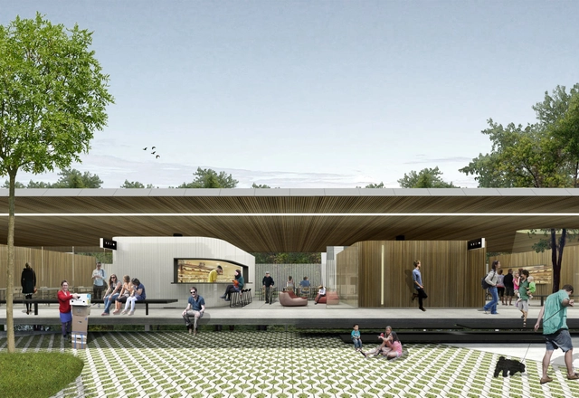 Menção Honrosa no Concurso para a Requalificação do Mercado Público de Lages-SC / Estudio BRA Arquitetura + Mono Arquitetos + Grupo Sarau - Imagem de Destaque