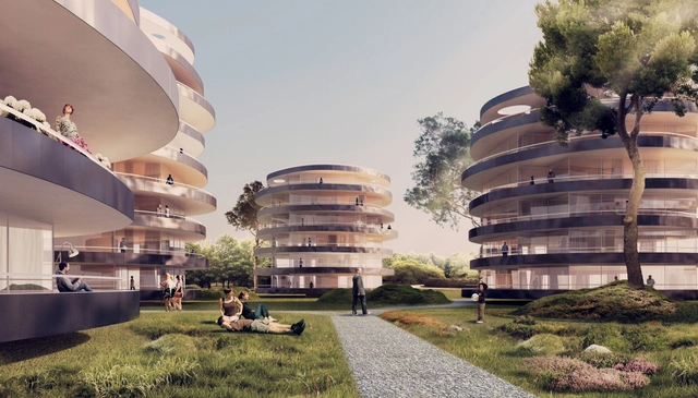 Atelier Thomas Pucher's Urban Terraces to be Built in Vienna  - Housing