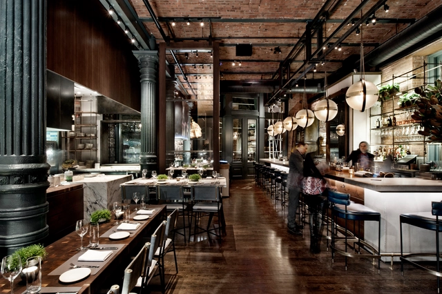Chefs Club by Food & Wine / Rockwell Group - Interior Photography, Interior Design, Beam, Table, Chair