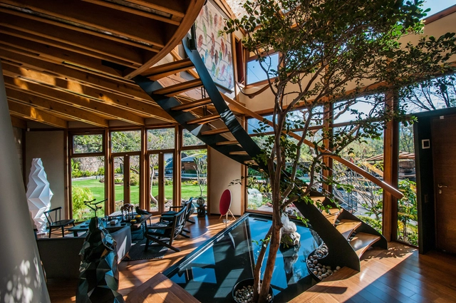 Casa Lobo / LA.N.A.B.E., Laboratorio nómada de diseño espacial  - Casas, Fachada, Fijación Vigas, Barandas, Sillas, Mesas