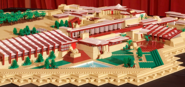 Taliesin West de Frank Lloyd Wright  é reconstruída em LEGO®  - Imagem de Destaque