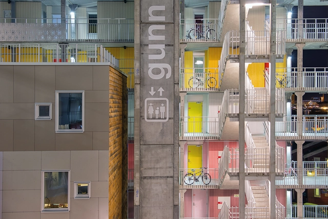 Grønneviksøren Student Apartments / 3RW Arkitekter - Dorms, Facade, Balcony