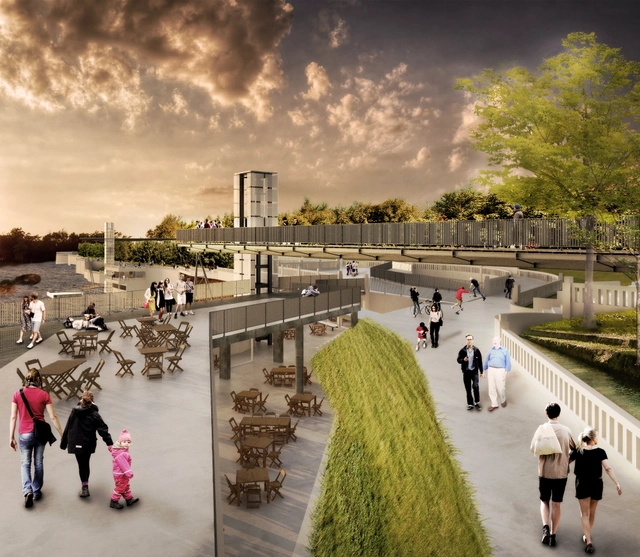 Primeiro Lugar  no Concurso Nacional Parque do Mirante de Piracicaba / Camila Leibholz + Grupo Garoa - Imagem de Destaque