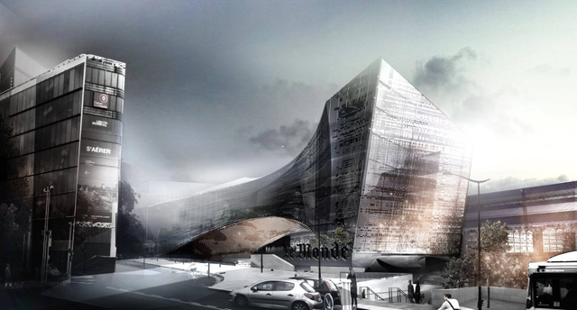 Snøhetta selecionado para projetar a sede do Le Monde em Paris - Imagem de Destaque