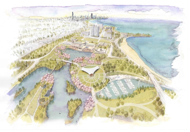 Yoko Ono e Project 120 trabalham em conjunto para restaurar o Jackson Park em Chicago - Imagem de Destaque
