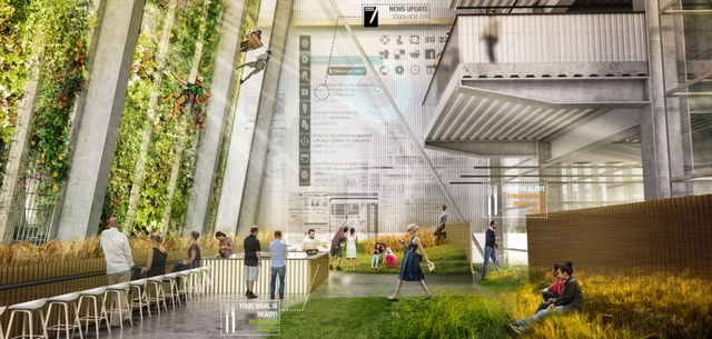 Espacios de trabajo del futuro que abandonan la planta libre y recrean a sus trabajadores con jardines colgantes  - Imagen Principal