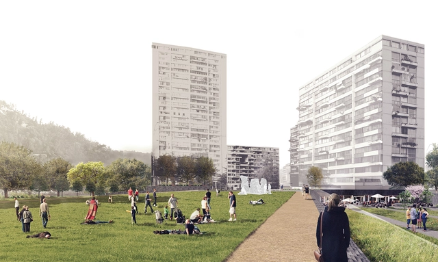 Primer Lugar en Concurso para plaza pública de Torres de Tajamar / Murtinho + Raby Arquitectos - Comunidad