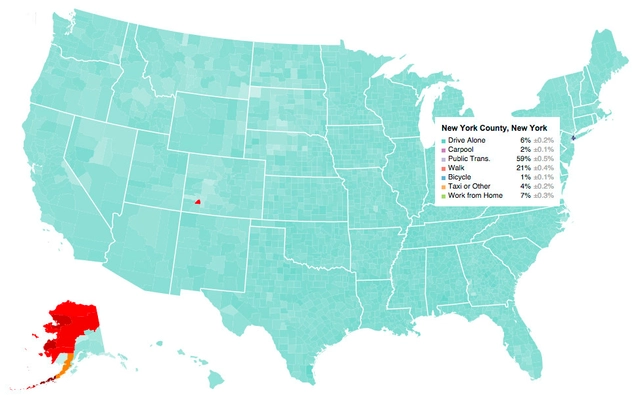 How Americans Get to Work - Featured Image
