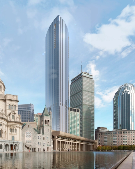Iniciada a obra da maior torre residencial de Boston - Imagem de Destaque