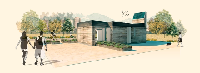 Construye Solar: Casa Tempero, sistemas bioclimáticos pasivos en viviendas sociales - Imagen Principal