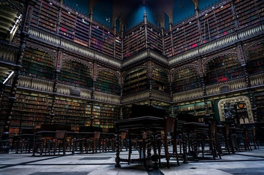 Real Gabinete Português de Leitura do Rio de Janeiro entre as 50 bibliotecas "mais majestosas" do mundo segundo a A&D - Imagem de Destaque