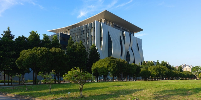 Taipei Univesity Library / LIAO Architect & Associates - Exterior Photography, University, Facade