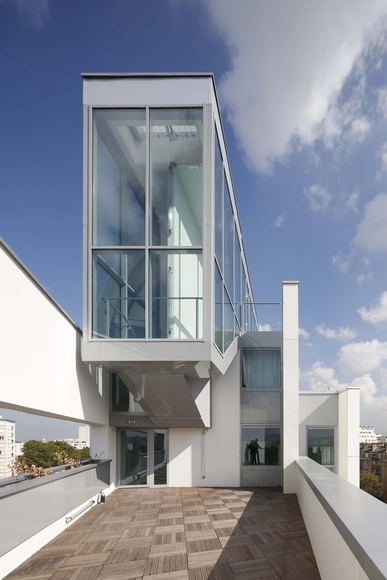 65 habitaciones de alojamiento para estudiantes / Jacques Ripault Architecture - Dormitorios