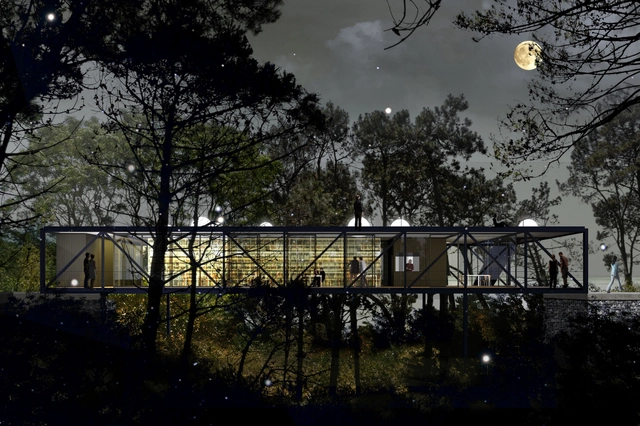 Tercer Lugar en concurso de ideas para la Biblioteca Daniel Vidart / Uruguay - Bibliotecas