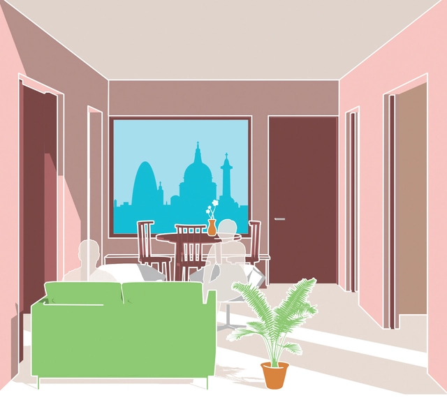 HHbR desenvolve um "modelo palladiano" de habitação acessível contemporânea - Imagem de Destaque