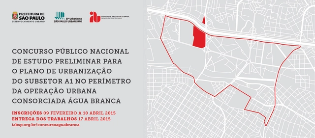 IAB-SP promove concurso para Plano de Urbanização do Subsetor A1 do Perímetro da Operação Urbana Consorciada Água Branca - Imagem de Destaque
