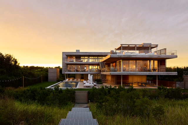 Casa con Terraza hacia el Océano / Stelle Lomont Rouhani Architects - Casas