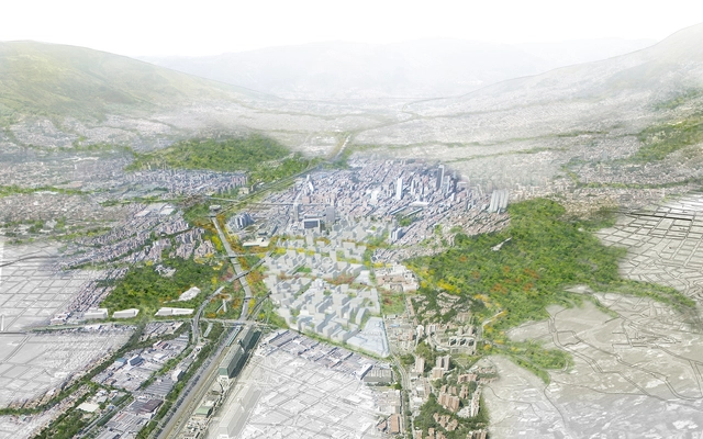 Célula Arquitectura, segundo y tercer lugar por plan maestro en cerros Nutibara y La Asomadera / Medellín - Ayuntamiento