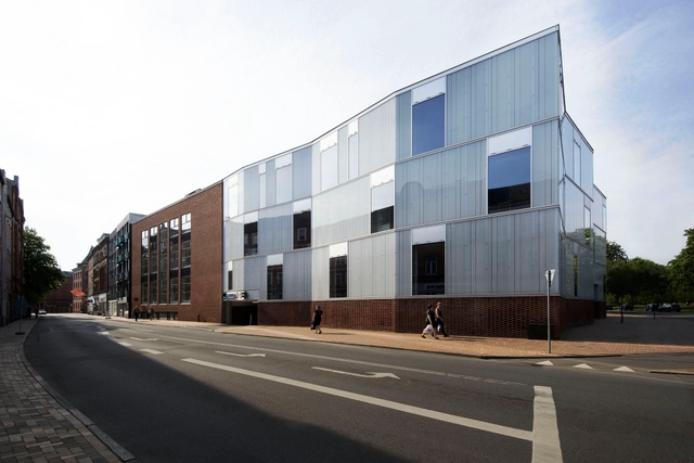 Odense Cathedral High School  / Cubo Arkitekter - Extension, Facade