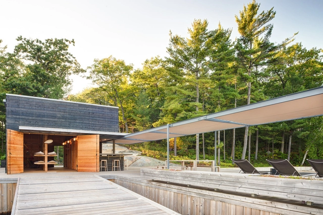 Un cobertizo moderno en el paisaje canadiense / Weiss Architecture & Urbanism Limited - Astillero