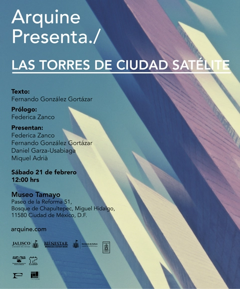 Arquine Presenta./ Libro Las Torres de Ciudad Satélite  - Imagen Principal
