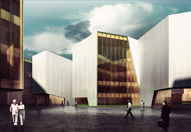 RTA-Office vence concurso na China com um "container cultural" - Arquitetura De Escritórios