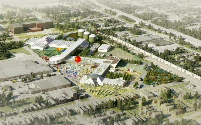 OMA Designs Food Port for West Louisville - Retail , Cityscape