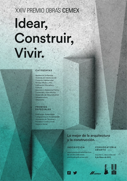 Convocatoria abierta para la edición XXIV de Premio Obras CEMEX - Imagen Principal