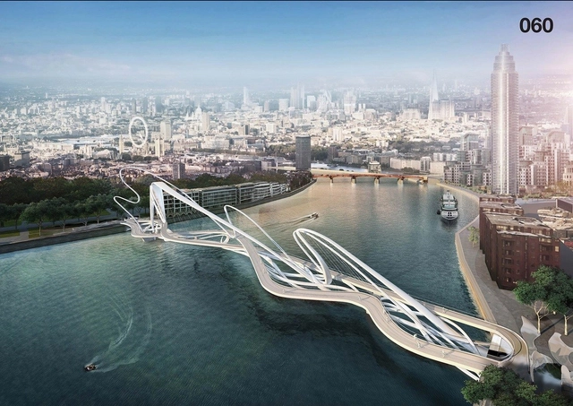 Concurso para a Ponte de Battersea de Londres é o símbolo de uma cidade dividida - Imagem de Destaque