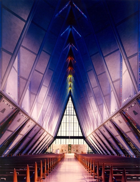Walter Netsch: The "Radical Mind" That Designed SOM's Air Force Academy Chapel - Featured Image